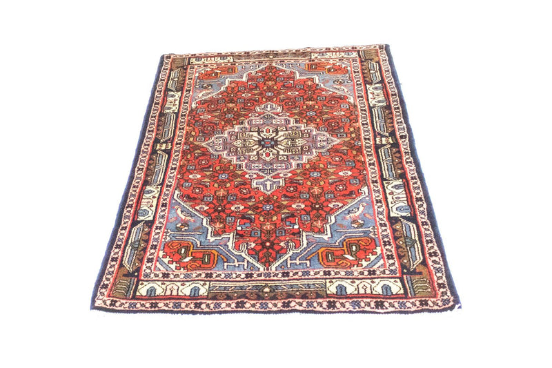 Alfombra persa - Nómada - 130 x 85 cm - rojo