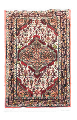 Alfombra persa - Nómada - 138 x 80 cm - beige