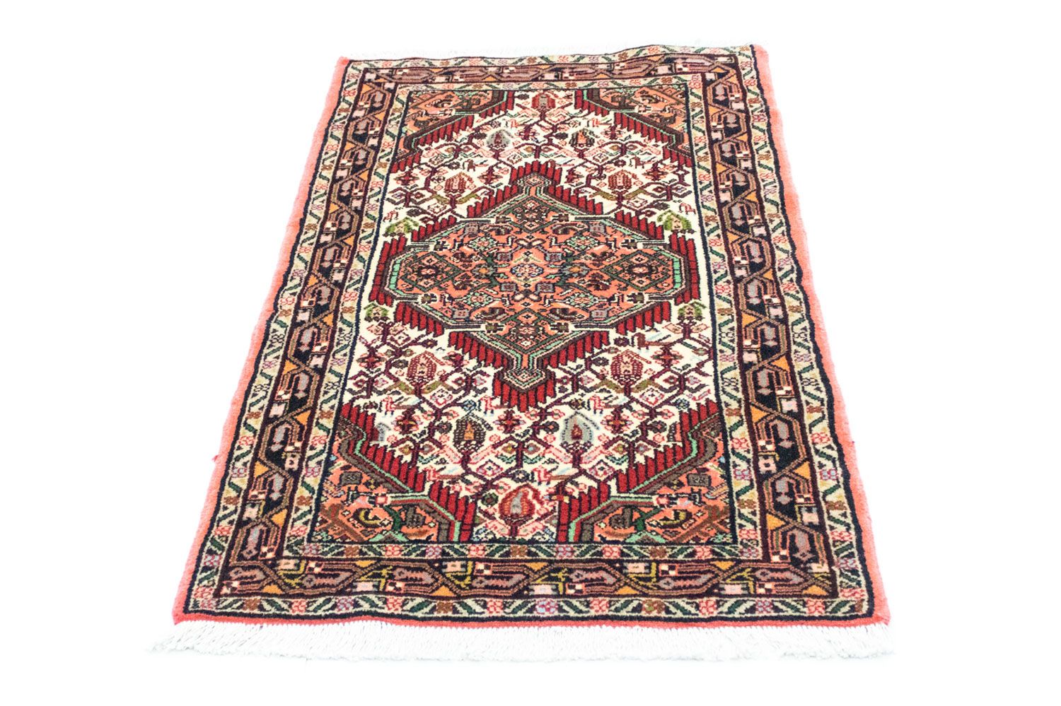 Alfombra persa - Nómada - 138 x 80 cm - beige