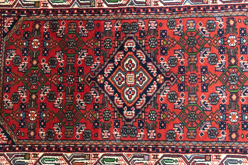 Alfombra persa - Nómada - 130 x 83 cm - rojo