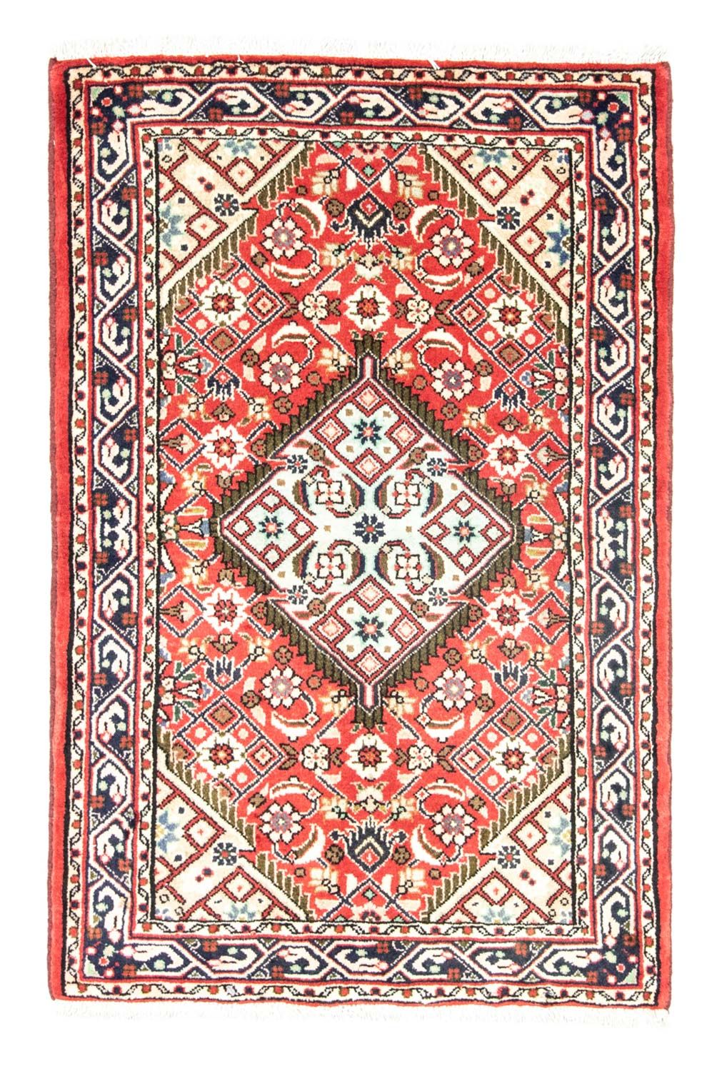 Alfombra persa - Nómada - 125 x 87 cm - rojo