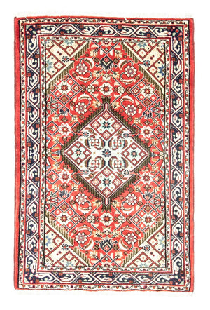 Alfombra persa - Nómada - 125 x 87 cm - rojo