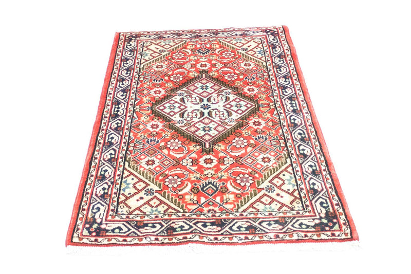 Alfombra persa - Nómada - 125 x 87 cm - rojo