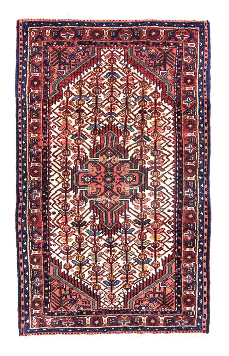 Alfombra persa - Nómada - 136 x 84 cm - rojo
