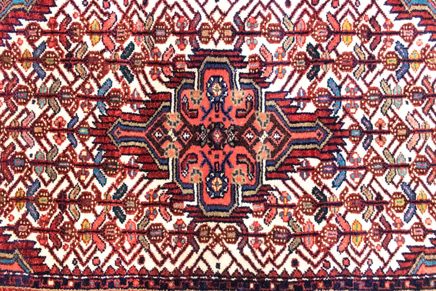 Alfombra persa - Nómada - 136 x 84 cm - rojo