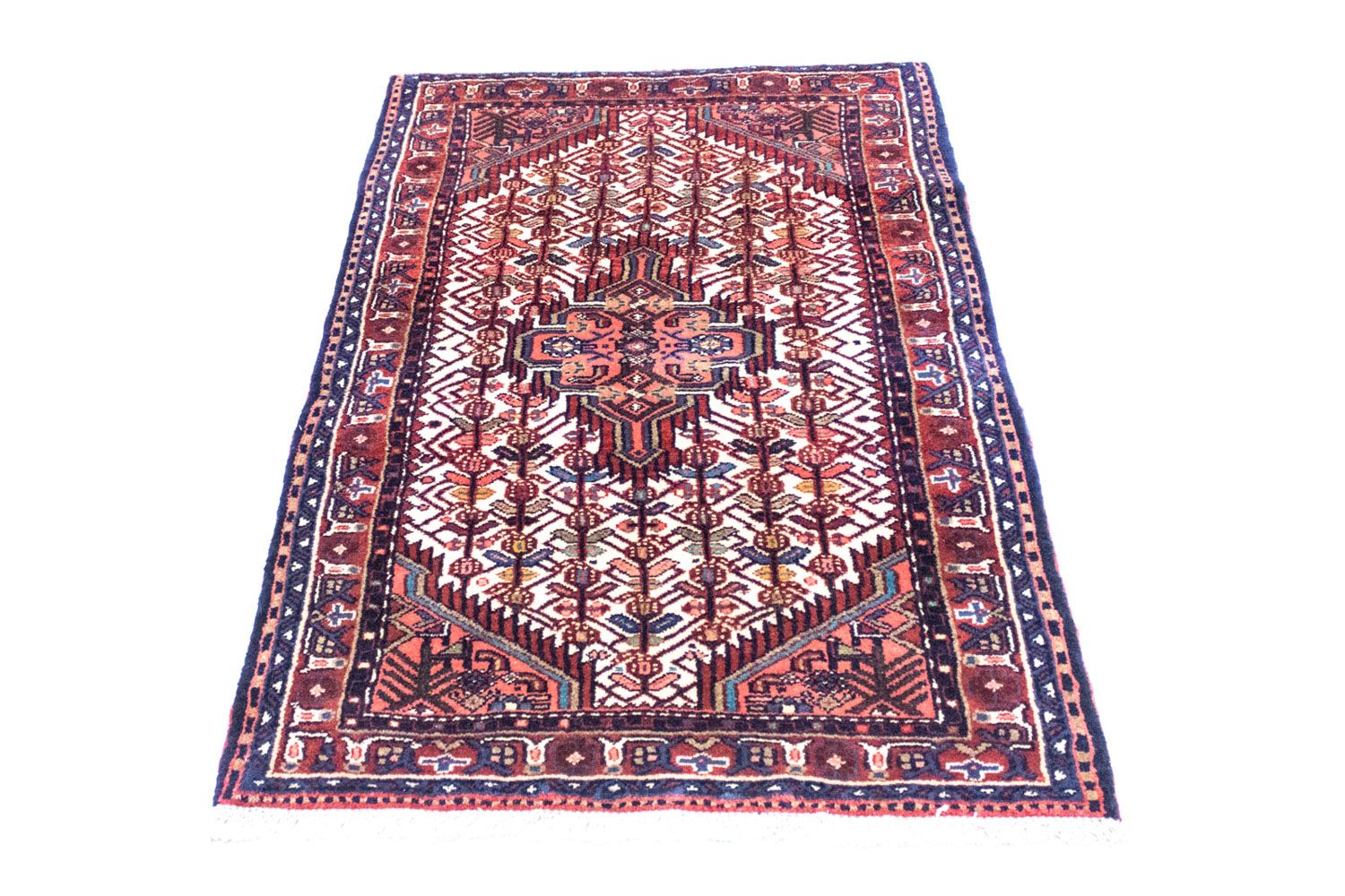 Alfombra persa - Nómada - 136 x 84 cm - rojo