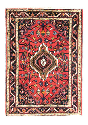 Alfombra persa - Nómada - 122 x 80 cm - rojo