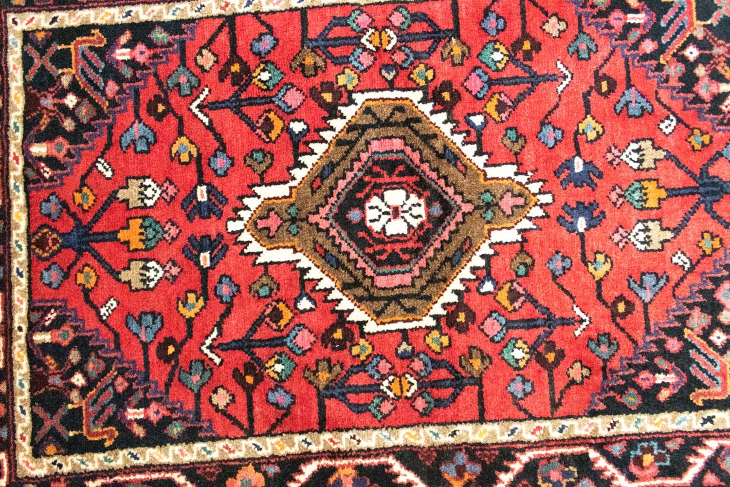 Alfombra persa - Nómada - 122 x 80 cm - rojo