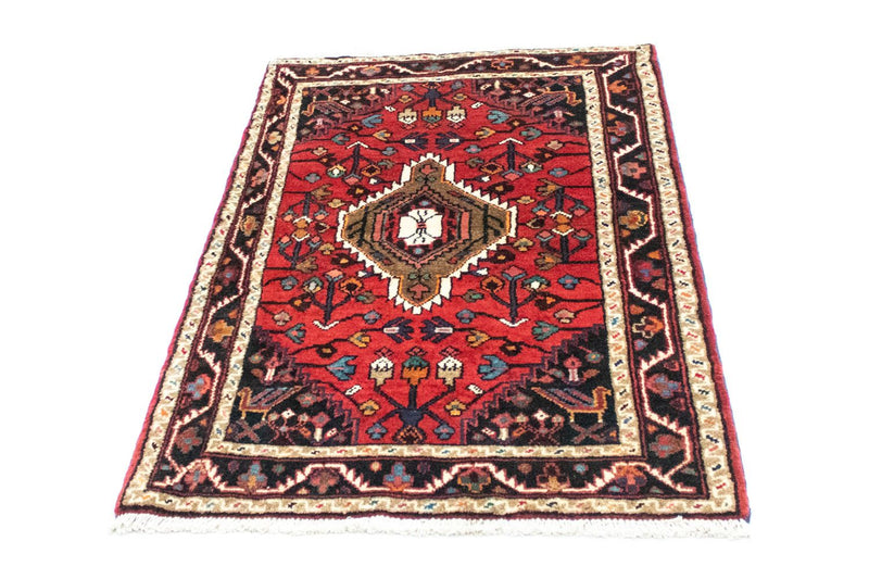 Alfombra persa - Nómada - 133 x 85 cm - rojo