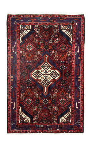 Alfombra persa - Nómada - 121 x 80 cm - azul