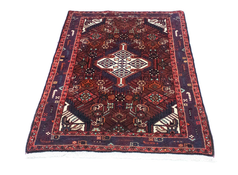 Alfombra persa - Nómada - 121 x 80 cm - azul