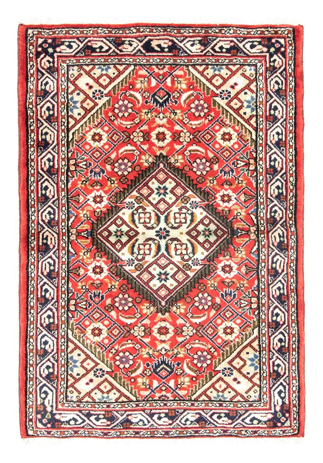 Alfombra persa - Nómada - 120 x 83 cm - rojo