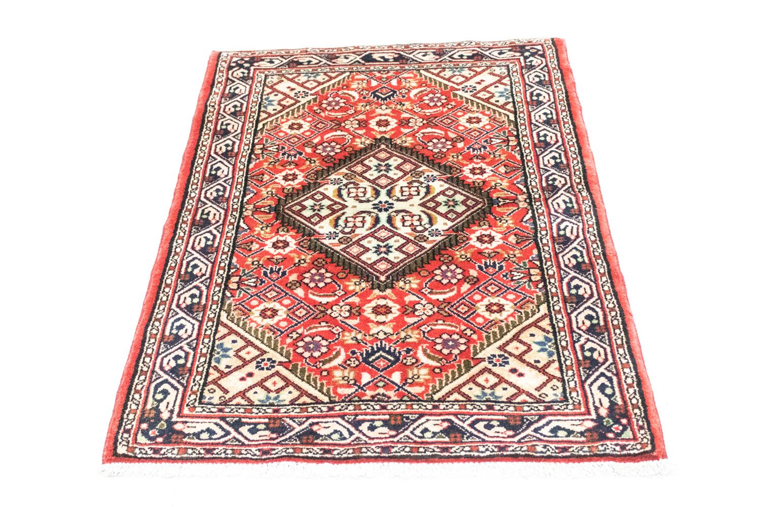 Alfombra persa - Nómada - 120 x 83 cm - rojo