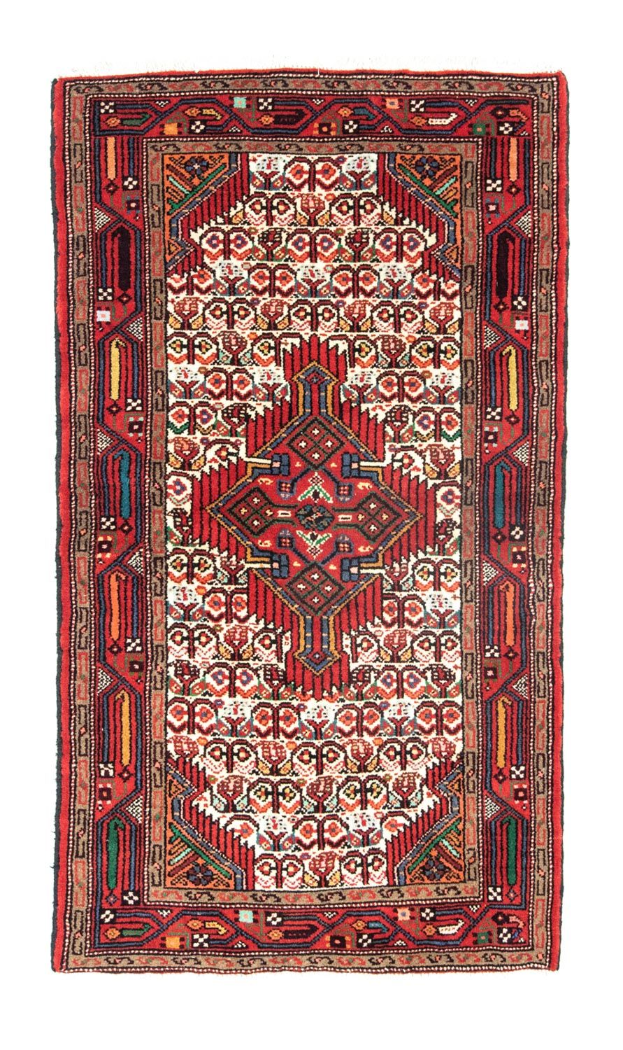 Alfombra persa - Nómada - 142 x 80 cm - rojo