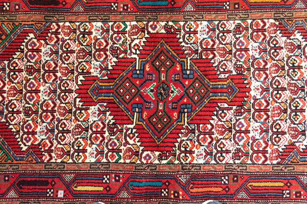 Alfombra persa - Nómada - 142 x 80 cm - rojo