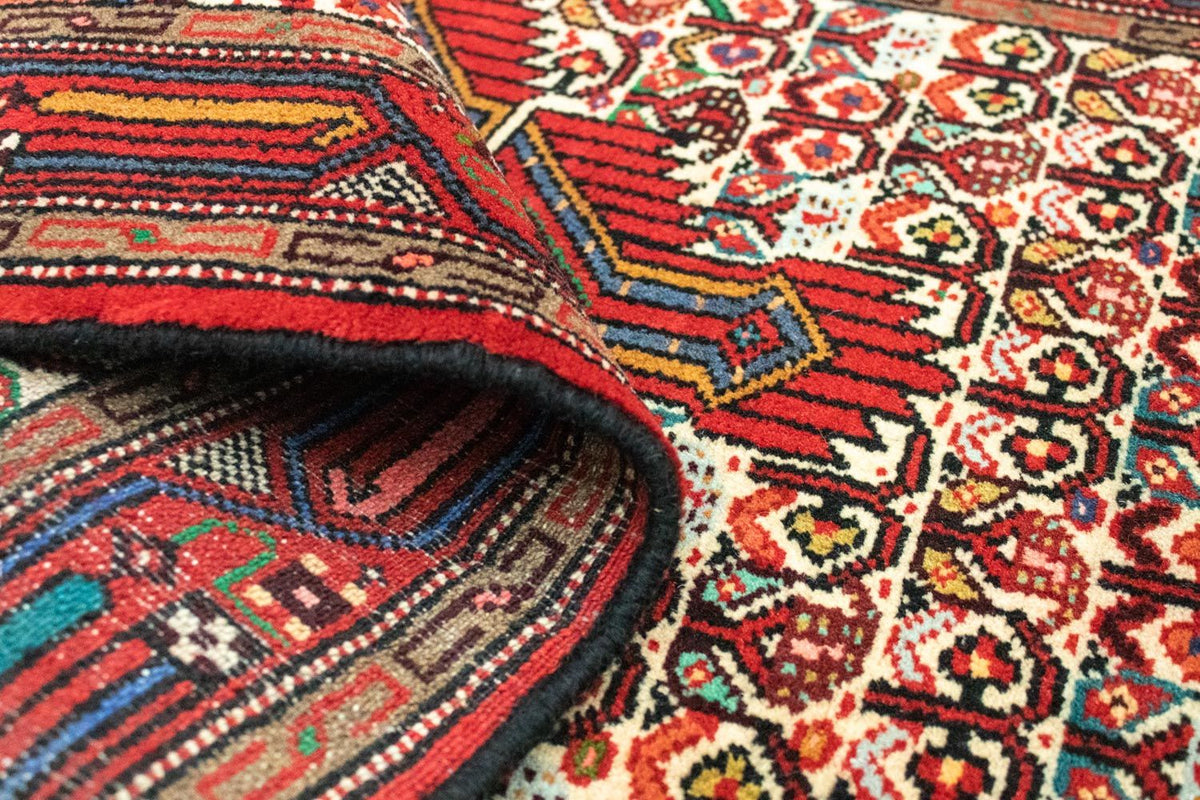 Alfombra persa - Nómada - 142 x 80 cm - rojo