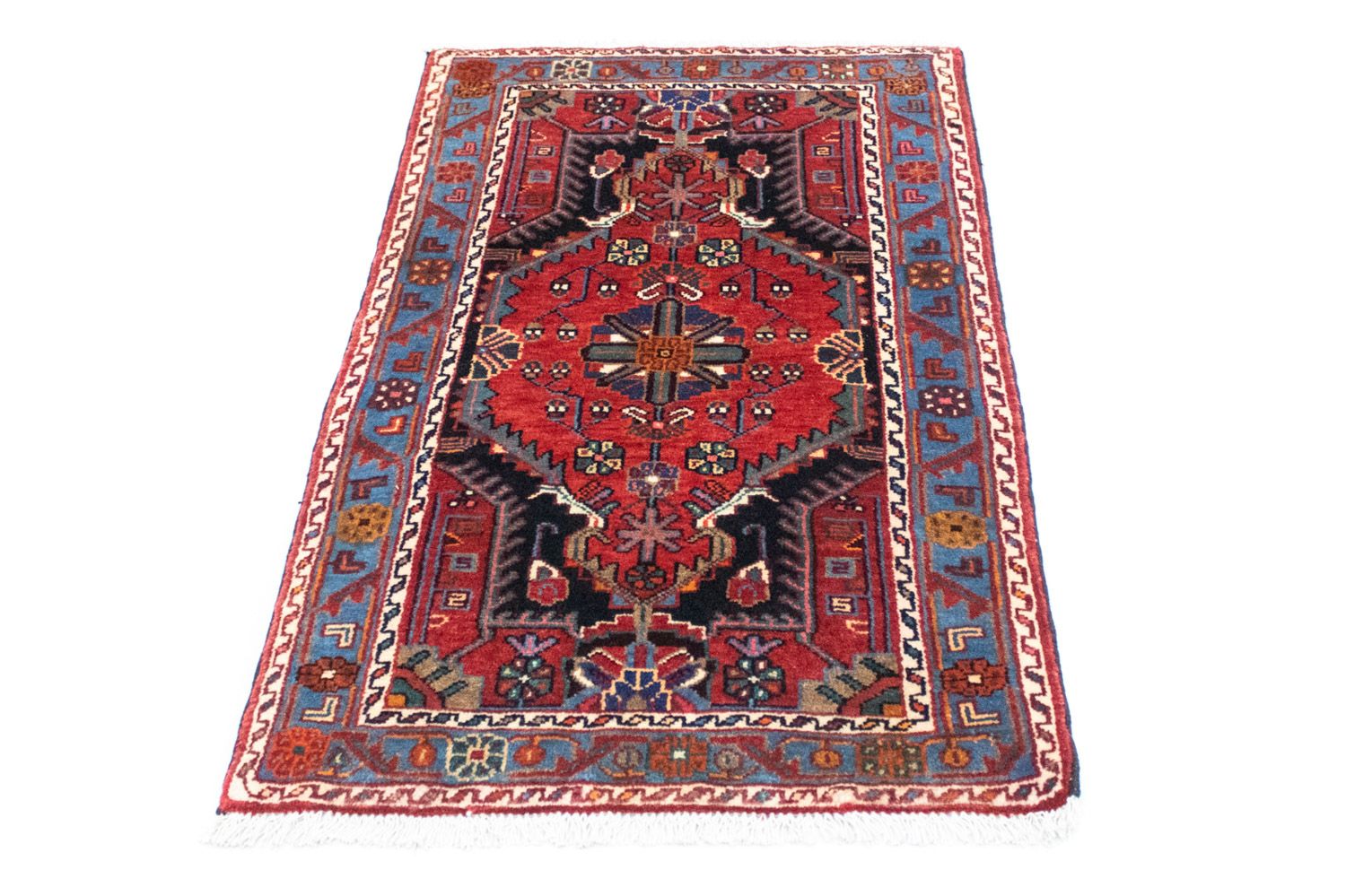 Alfombra persa - Nómada - 125 x 75 cm - rojo