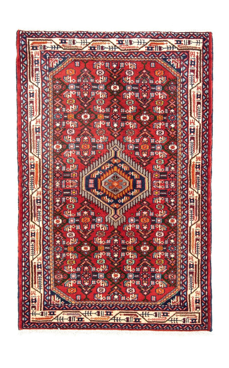Alfombra persa - Nómada - 124 x 80 cm - rojo