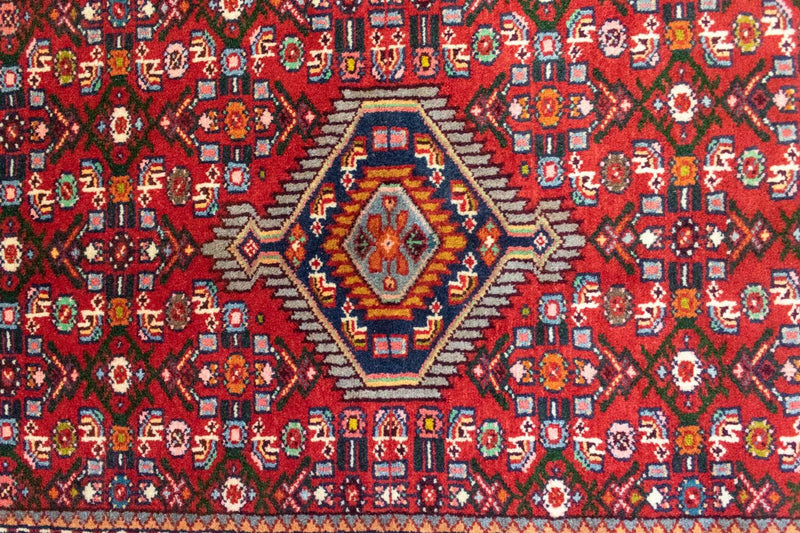 Alfombra persa - Nómada - 124 x 80 cm - rojo