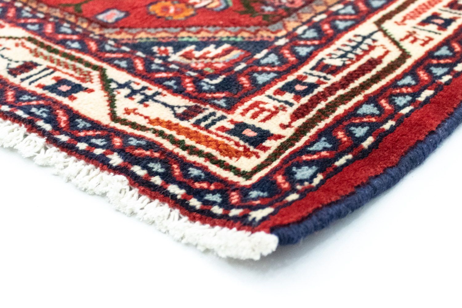 Alfombra persa - Nómada - 124 x 80 cm - rojo
