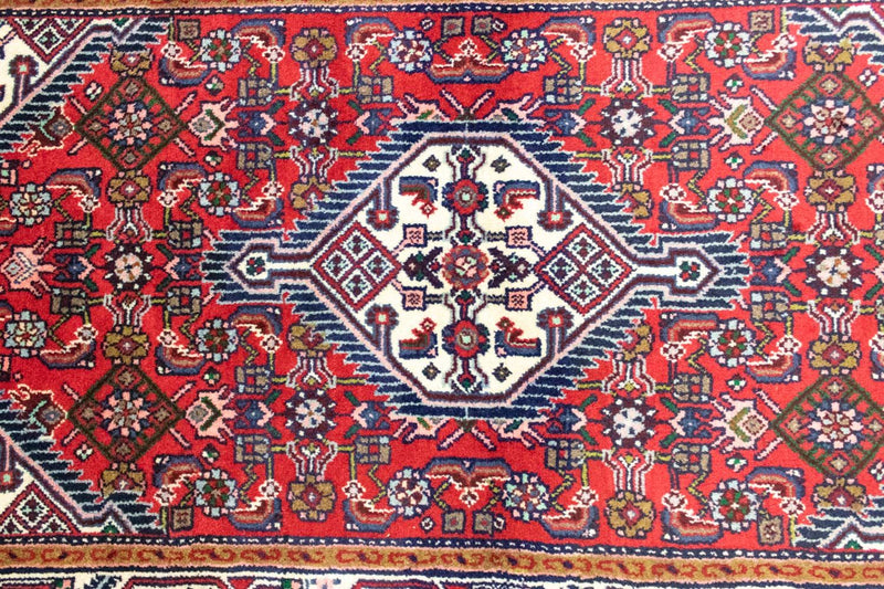 Alfombra persa - Nómada - 135 x 84 cm - rojo