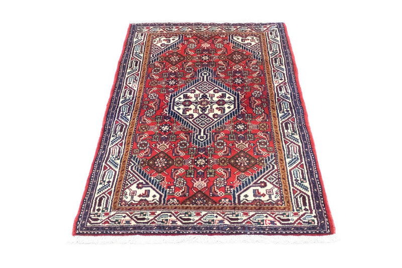 Alfombra persa - Nómada - 135 x 84 cm - rojo