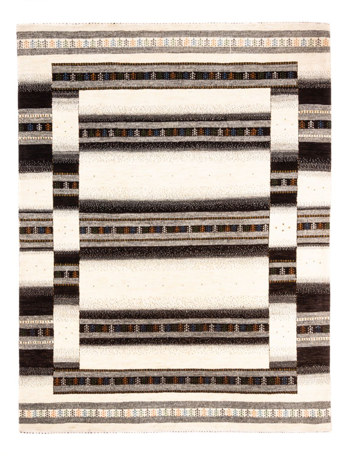 Alfombra Gabbeh - Loribaft Persa - 278 x 211 cm - crema