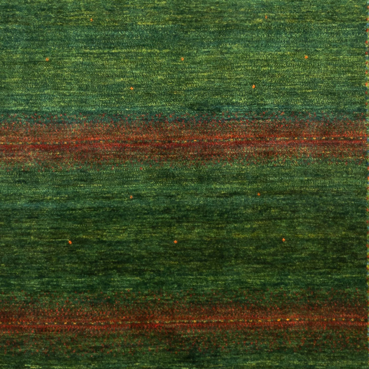 Alfombra Gabbeh - Loribaft Persa - 245 x 175 cm - verde