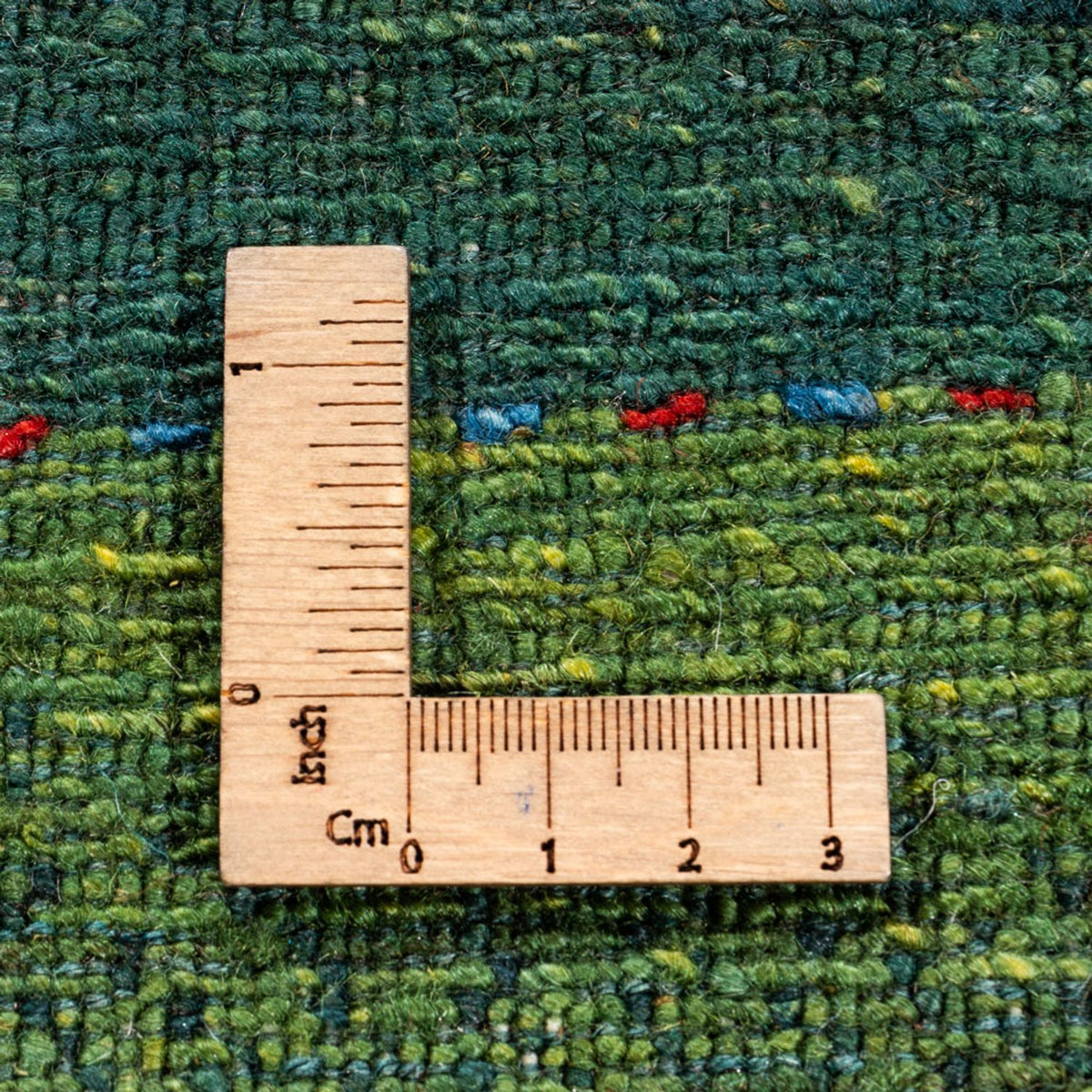 Alfombra Gabbeh - Loribaft Persa - 245 x 175 cm - verde