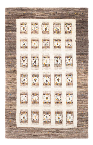 Alfombra Gabbeh - Loribaft Persa - Real - 164 x 101 cm - natural