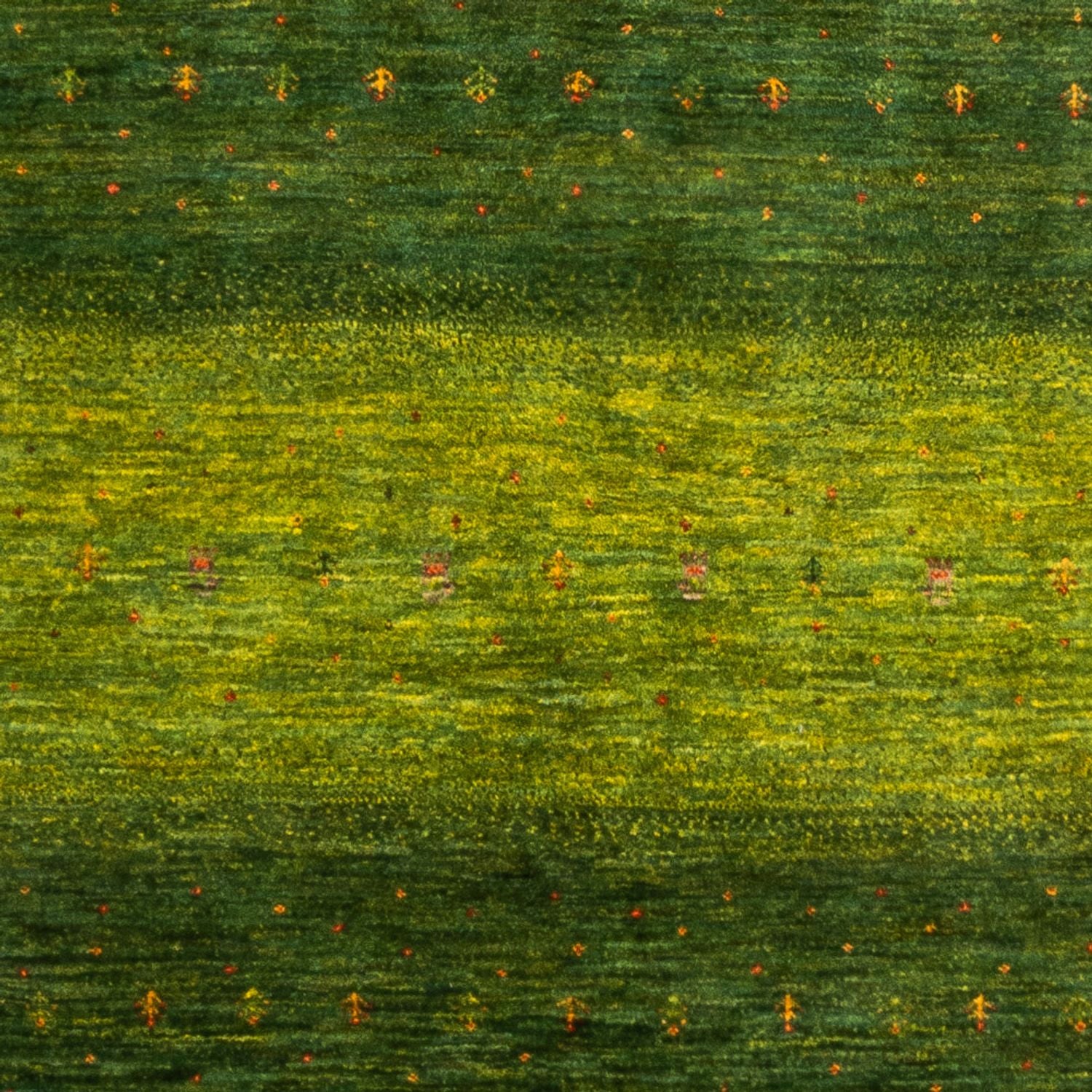 Alfombra Gabbeh - Loribaft Persa - 238 x 172 cm - verde