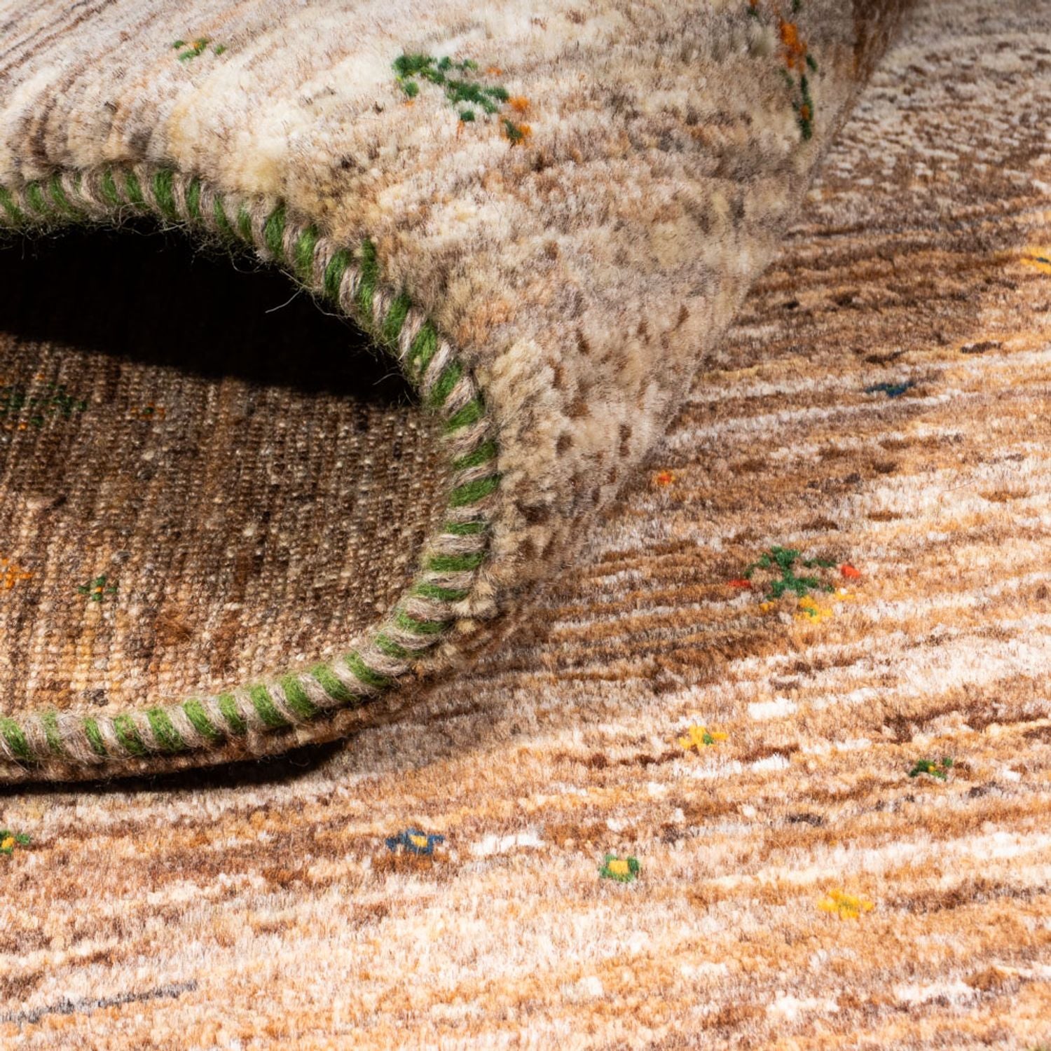 Alfombra Gabbeh - Loribaft Persa - 237 x 171 cm - natural