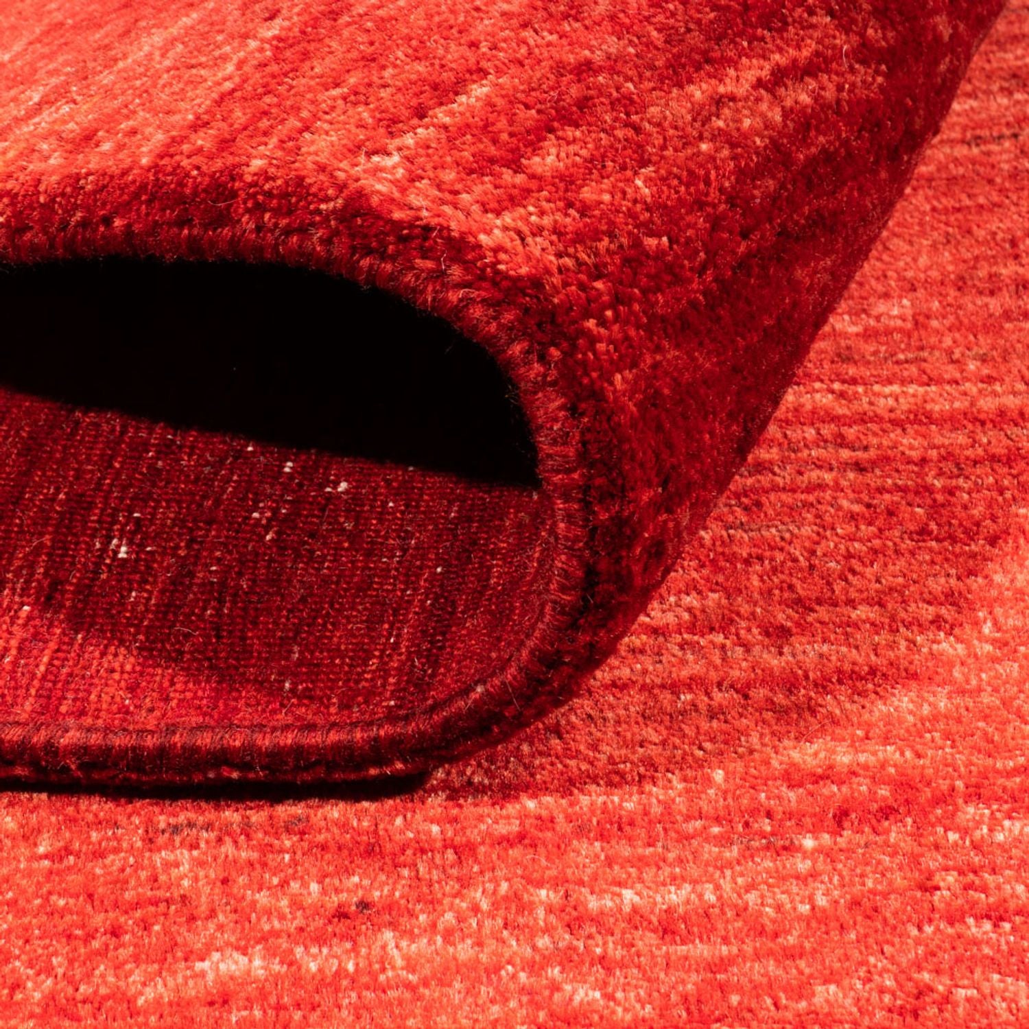 Alfombra Gabbeh - Loribaft Persa - 223 x 174 cm - rojo