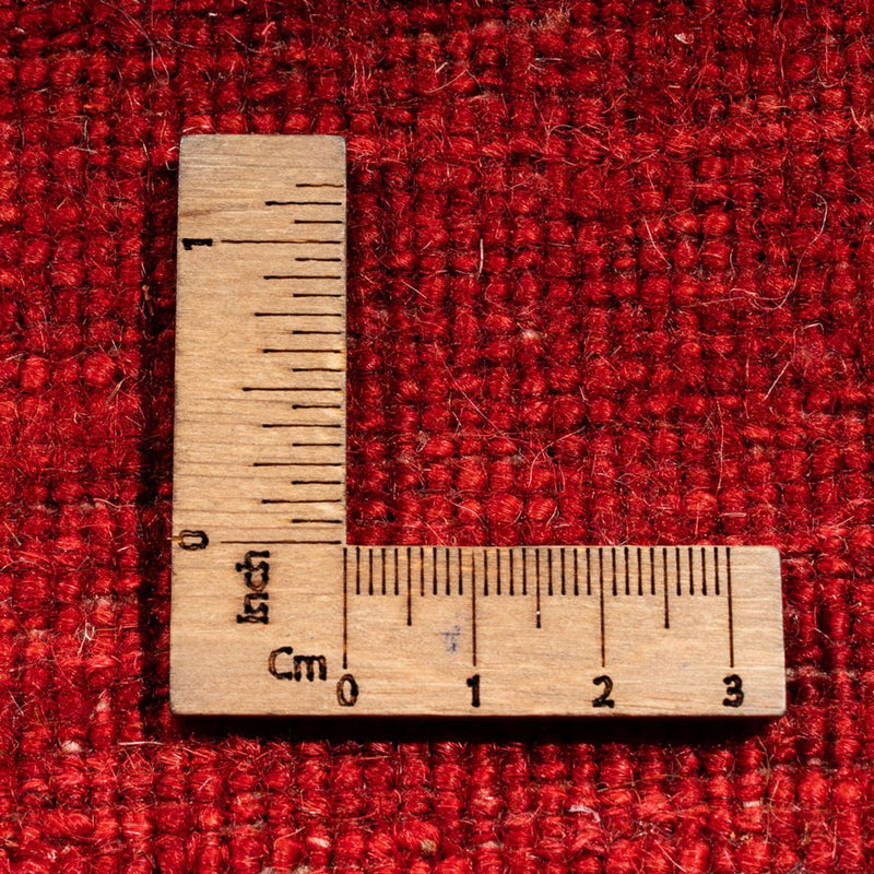 Alfombra Gabbeh - Loribaft Persa - 223 x 174 cm - rojo