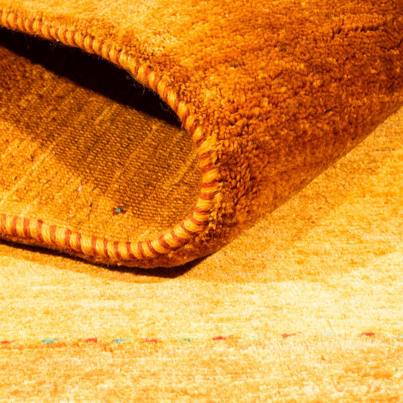 Alfombra Gabbeh - Loribaft Persa - 186 x 126 cm - naranja