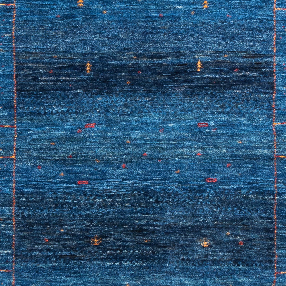 Alfombra Gabbeh - Loribaft Persa - 174 x 120 cm - azul