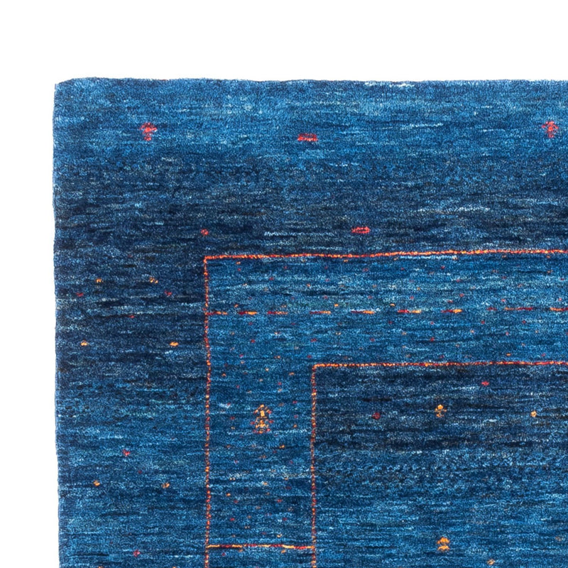 Alfombra Gabbeh - Loribaft Persa - 174 x 120 cm - azul