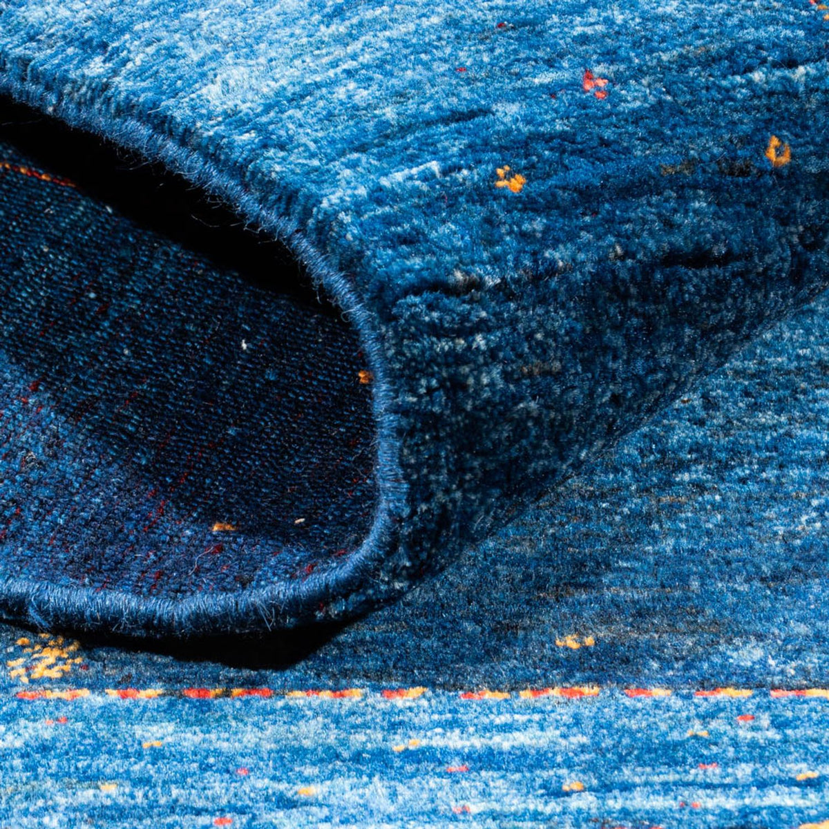 Alfombra Gabbeh - Loribaft Persa - 174 x 120 cm - azul