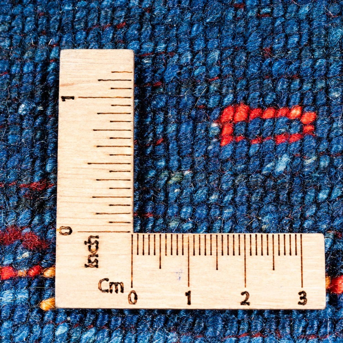 Alfombra Gabbeh - Loribaft Persa - 174 x 120 cm - azul