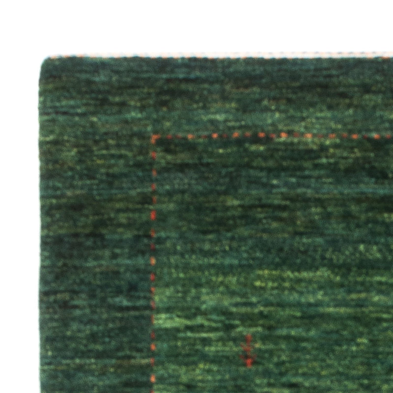 Alfombra Gabbeh - Loribaft Persa - 148 x 97 cm - verde