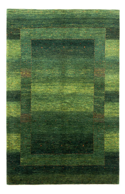 Alfombra Gabbeh - Loribaft Persa - 241 x 162 cm - verde