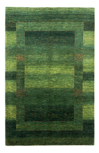 Alfombra Gabbeh - Loribaft Persa - 241 x 162 cm - verde