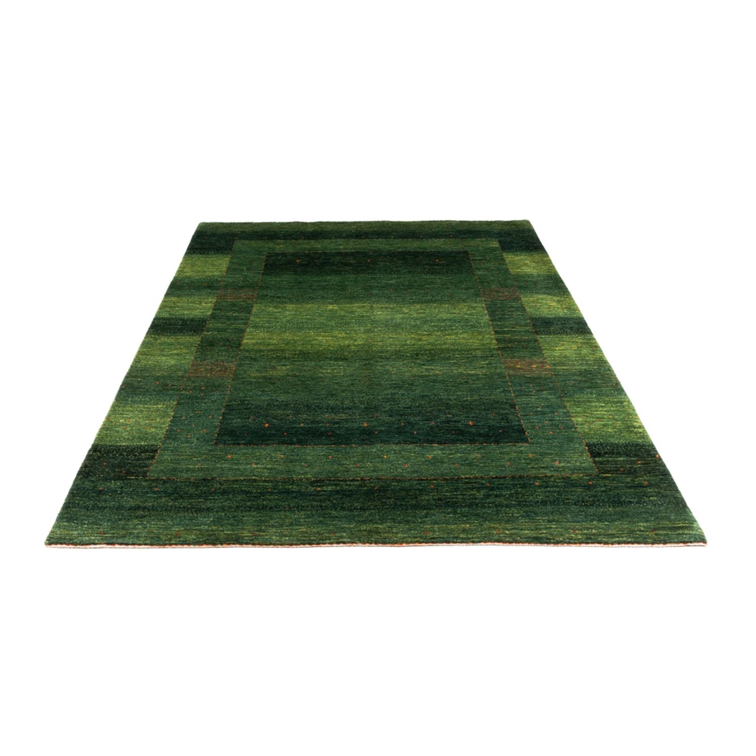 Alfombra Gabbeh - Loribaft Persa - 241 x 162 cm - verde
