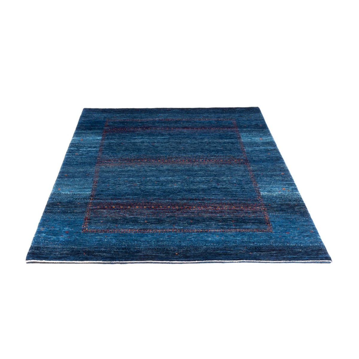 Alfombra Gabbeh - Loribaft Persa - 190 x 128 cm - azul