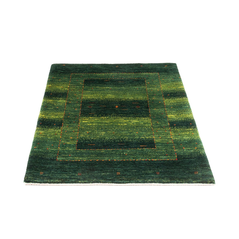 Alfombra Gabbeh - Loribaft Persa - 134 x 85 cm - verde