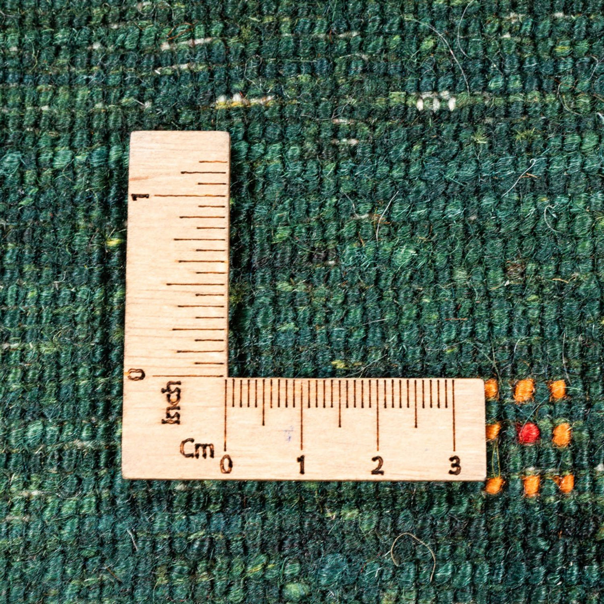 Alfombra Gabbeh - Loribaft Persa - 134 x 85 cm - verde