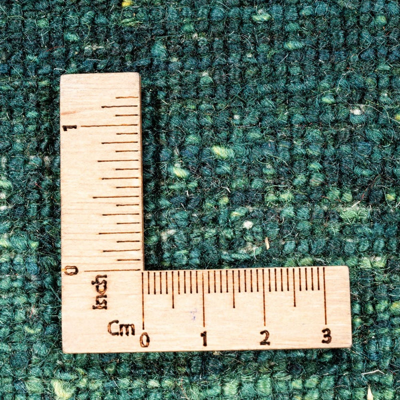 Alfombra Gabbeh - Loribaft Persa - 126 x 88 cm - verde