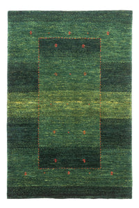 Alfombra Gabbeh - Loribaft Persa - 120 x 79 cm - verde