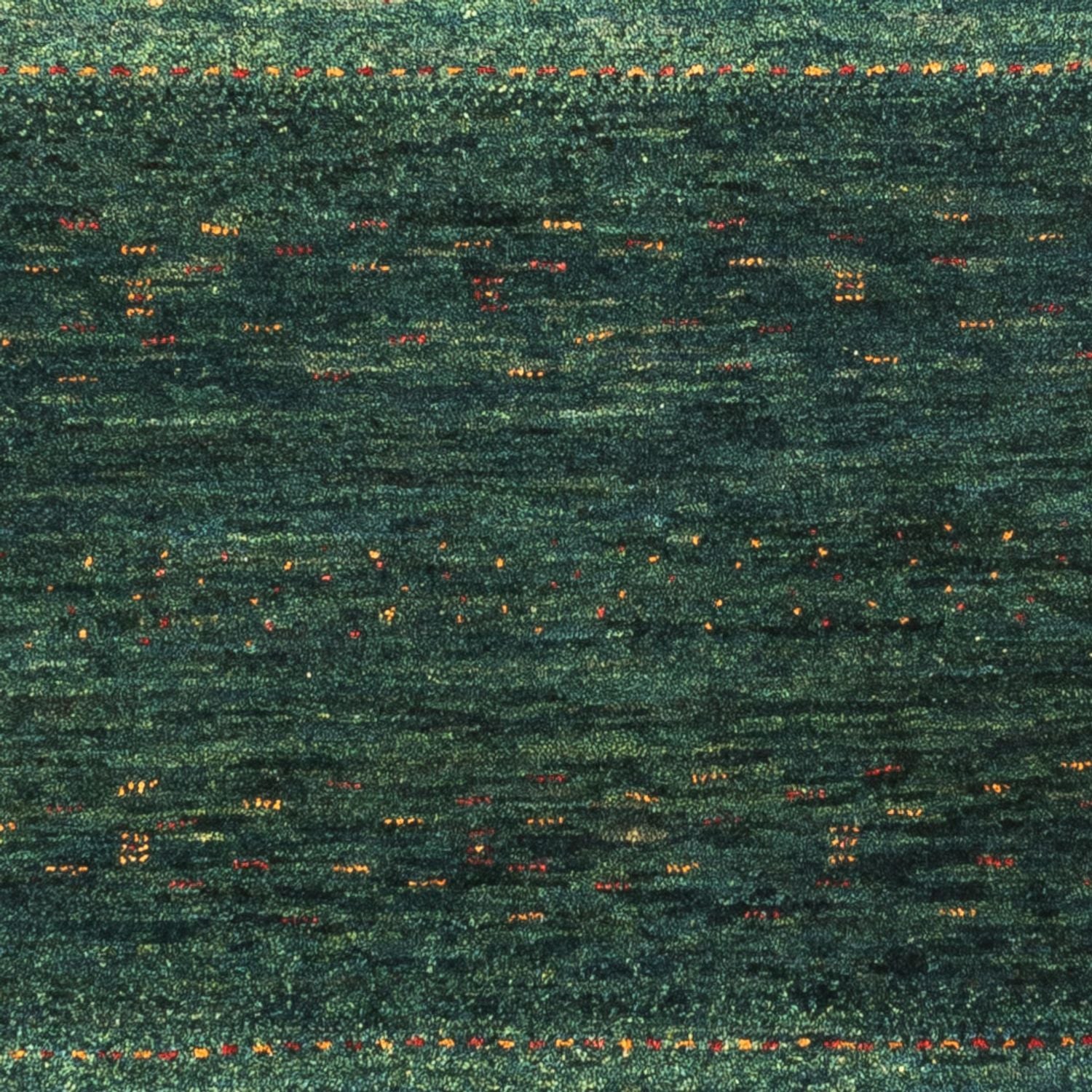 Alfombra Gabbeh - Loribaft Persa - 129 x 84 cm - verde