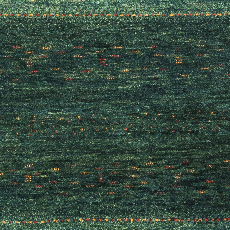 Alfombra Gabbeh - Loribaft Persa - 129 x 84 cm - verde
